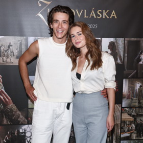 Noví talentovaní herci Tomáš Weber a Jasmína Houf.