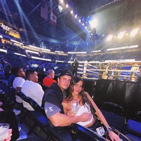 Jon Mariánek na zápase.