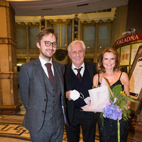 Karel Heřmánek měl celkem 5 dětí, na fotce vlevo se synem Josefem Heřmánkem a manželkou Hankou Heřmánkovou.