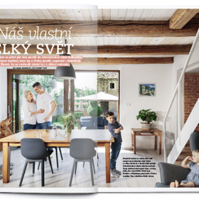 Jak se z víkendového domu stalo bydlení pro celou rodinu?