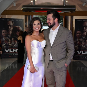 Denisa Pfauserová s partnerem Martinem Kučerou.