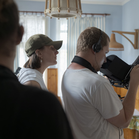 Producentka Alžběta Janáčková a režisér snímku Chica Checa Šimon Holý.