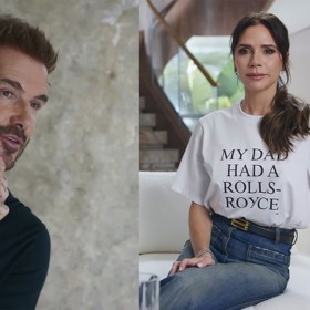 David a Victoria Beckhamovi jsou svoji už 25 let. Jejich vztah je založený nejen na vzájemném škádlení. V loňském dokumentu o rodině si tak David pěkně vystřelil z manželky, která dojatě líčila, jak pochází z chudých poměrů. Na to konto pak Victoria nechala ušít kolekci triček se svým doznáním (viz foto).