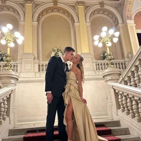 Martin s Ester na plese. 