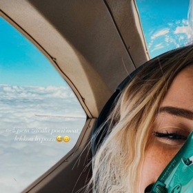 Mirai svou krásku vzal proletět. 