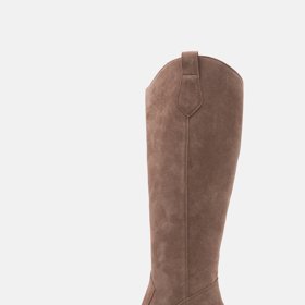 Semišové kozačky s kovbojskými prvky, Anna Field, 2 530 Kč