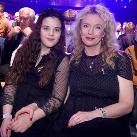 Herečka Lucie Benešová s dcerou Larou, která je jejím nejmladším potomkem.