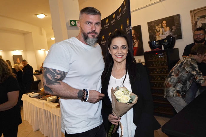 Lucie Bílá s Radkem Filipim.