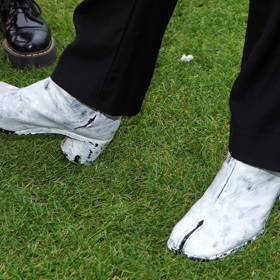 Boty Jordana Haje tak trochu připomínaly kopyta.