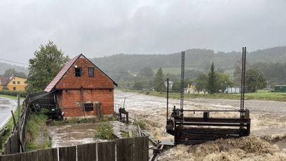FOTO: Situace v Olomouckém kraji je kritická.