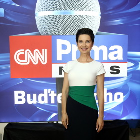 Moderátorka Markéta Fialová stála u rozjezdu stanice CNN Prima news, kde aktuálně pracuje jako šéfmoderátorka.