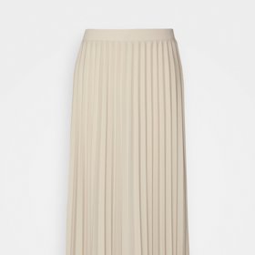 Dlouhou plisovanou sukni v krémových tónech prodává značka Only za 960 Kč.