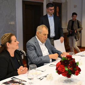 Miloš Zeman měl radost.