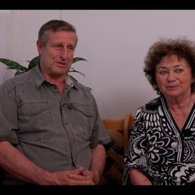 Největší oporou je jí celou dobu manžel Václav Vydra.