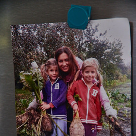 Maminka Hanka a dvojčata, dcery Alexandra a Sofie