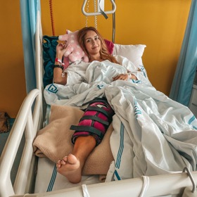 Iveta Kindlmanová měla úraz.