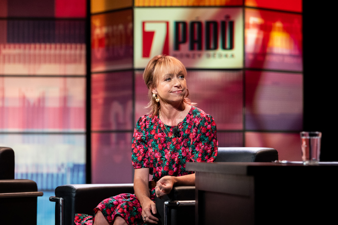 Herečka Tatiana Dyková v 7 pádech Honzy Dědka.