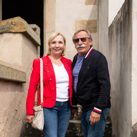 Pavel Zedníček se ženou Hankou Kousalovou