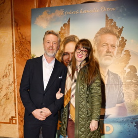 Jiří Langmajer s dcerou Terezou.