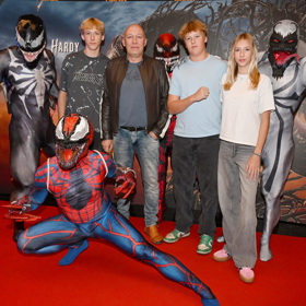 Robert Jašków si udělal hezký večer se svými dětmi.