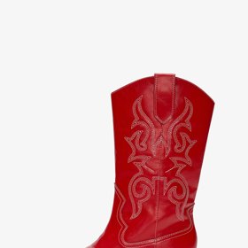 Červené kovbojské boty, Pull&Bear, 1 199 Kč