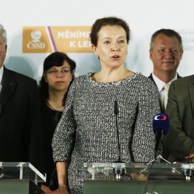 Petra Buzková v časech, kdy se angažovala v ČSSD.