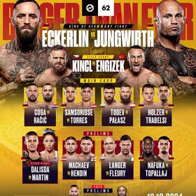 Karta Oktagonu 62 slibuje zajímavé zápasy.