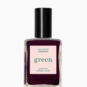 Rychleschnoucí lak na nehty Green Lack, Manucurist, odstín Aubergine, 370 Kč