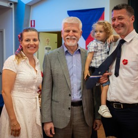 Petr Pavel se setkal s krajany.