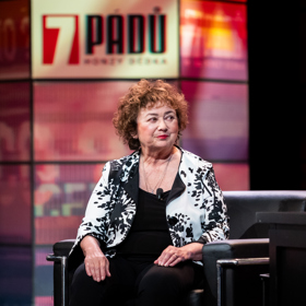 Jana Boušková v pořadu 7 pádů Honzy Dědka.