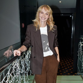 Herečka Jana Plodková na projekci nové minisérie Náhradníci.