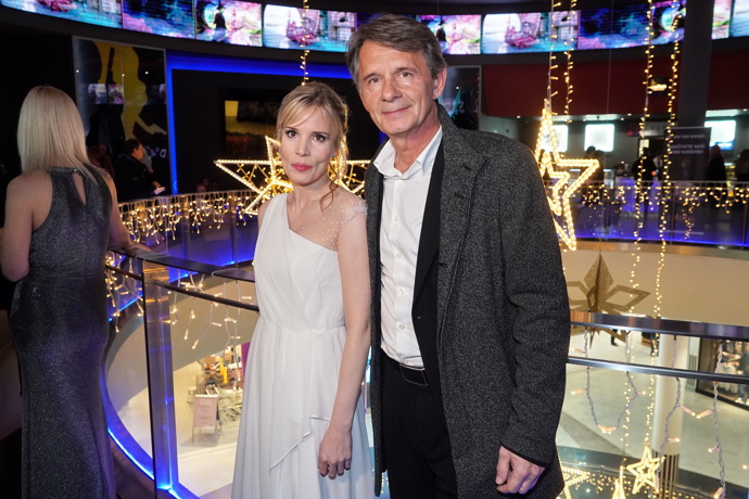 Jan Šťastný s manželkou Barborou.