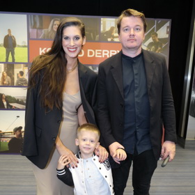 Aneta Vignerová s manželem Petrem Kolečkem a synem Jiříkem