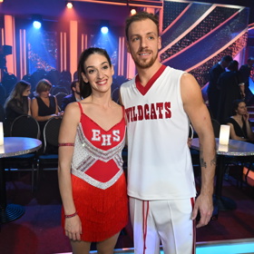 Herečka Marta Dancingerová se svým tanečním partnerem Martinem Prágrem.