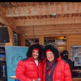 Michal Šeda ve společnosti Felixe Slováčka.