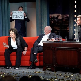 Jiřina Bohdalová, Jan Kraus, Leoš Mareš a Libor Bouček ve speciálním díle Show Jana Krause.