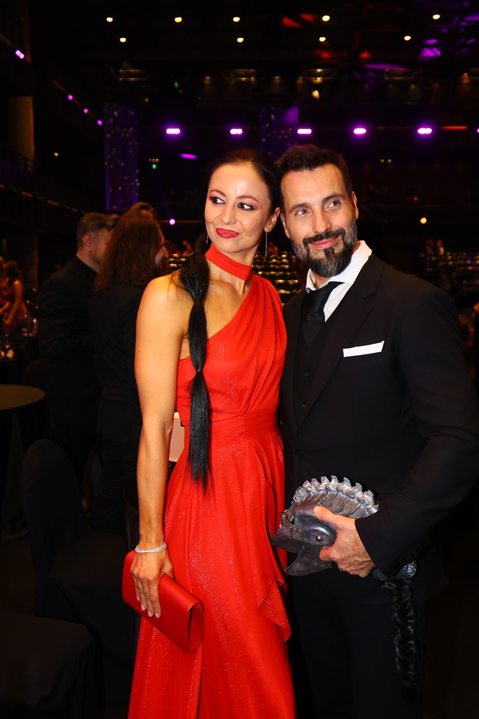 Václav Noid Bárta s manželkou.