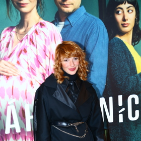 Vica Kerekes na slavnostním promítání nového seriálu Náhradníci.