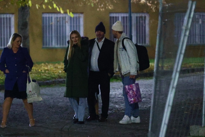 Martin Prágr odešel s přítelkyní a těmi nejbližšími.