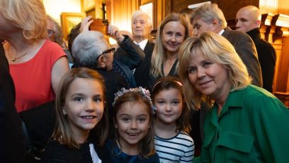 FOTO: Petr Pavel se s manželkou Evou setkali s krajany na české ambasádě v Bernu.