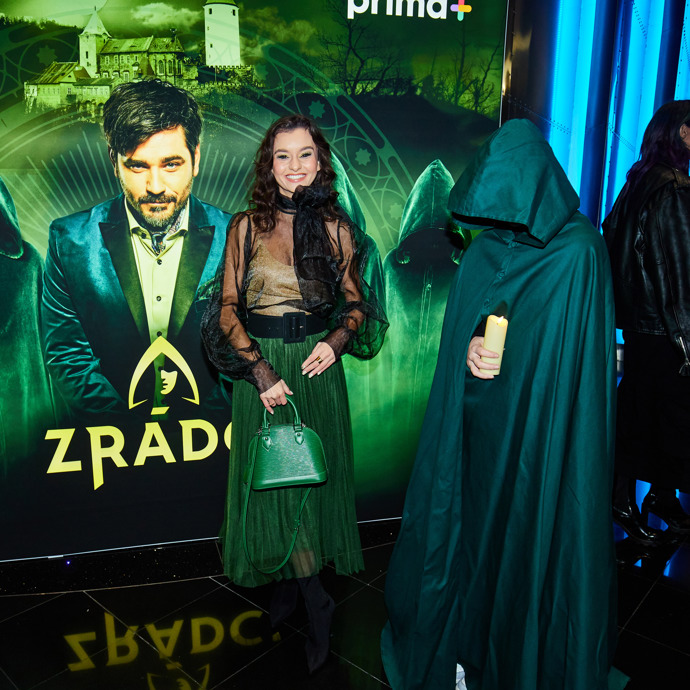 Julie Hojdyszová měla dobrou náladu. 