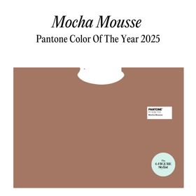 Institut Pantone vyhlásil barvou roku 2025 něžný odstín čokolády a kávy Mocha Mousse.