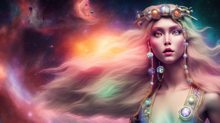 Vesmírná bohyně.