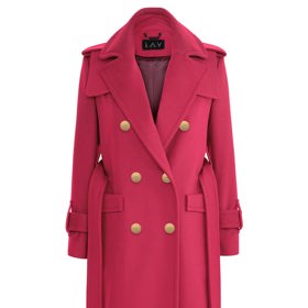 Pokud stojíte o luxusní variantu kabátu na míru, můžete vyzkoušet nádherný model LAY Sedlákové, který návrhářka nabízí hned v několika trendy odstínech.