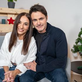 Michaela Kuklová a Miroslav Šimůnek navštívili vánoční díl talkshow Na kafeečko.