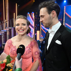 Martina Ptáčková s Dominikem Vodičkou během rozhovoru pro eXtra.cz.