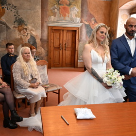 Charlotte Štiková se vdávala narychlo.