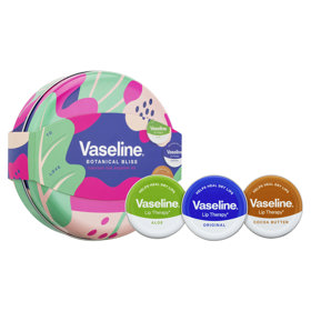 Sada pěsticích balzámů na rty v dárkové dóze, Vaseline Lip Therapy, 299 Kč