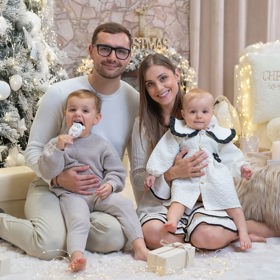 Dominika má krásnou rodinu.