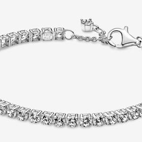 Třpytivý tenisový náramek, sterlingové stříbro, Pandora, 2 199 Kč